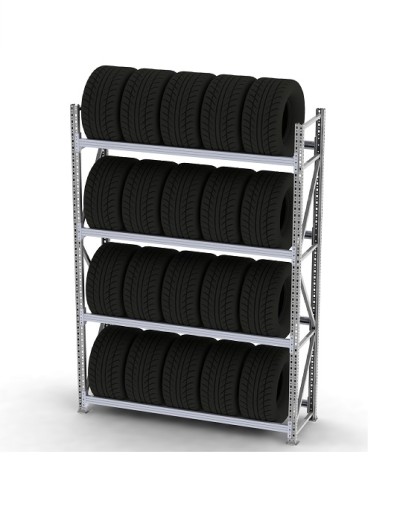 Стеллаж для автошин и дисков 2000х1500х400 4 яруса